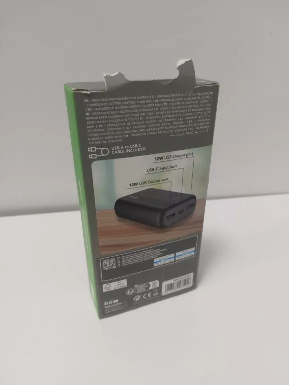 POWERBANK CELLULARLINE 10000 MAH KOMPLET