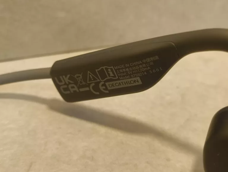 SŁUCHAWKI Z PRZEWODNICTWEM KOSTNYM DECATHLON SHOKZ BC500