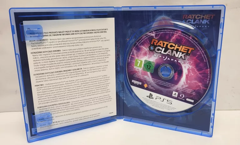 GRA NA PS5 RATCHET AND CLANK RIFT APART PLAYSTATION 5