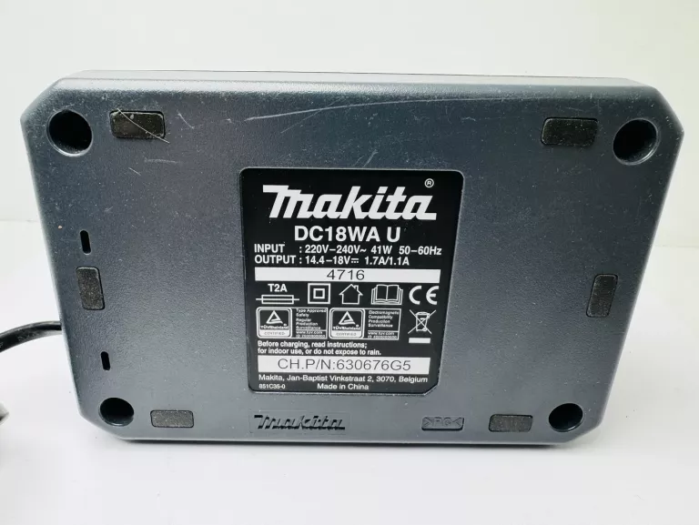 MAKITA ŁADOWARKA DO AKUMULATORÓW DC18WA 14,4-18V