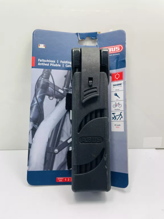 ZABEZPIECZENIE ROWEROWE ZAPIĘCIE SKŁADANE ABUS FD LOCK 9501