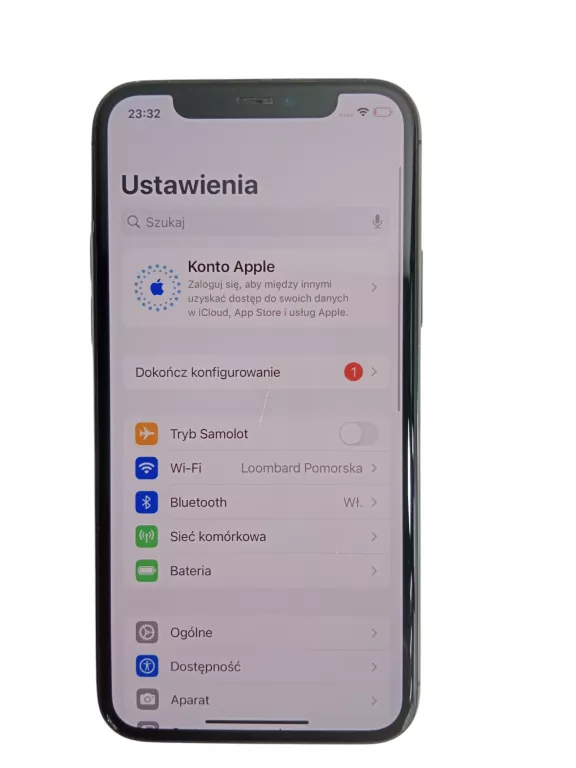 TELEFON IPHONE 11 PRO 64GB PORYSOWANY EKRAN 79 % KONDYCJA BATERII
