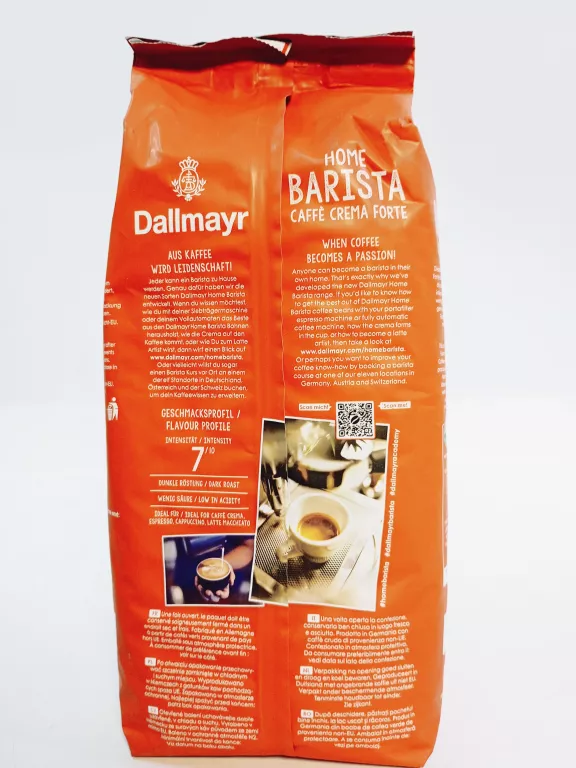 KAWA ZIARNISTA MIESZANA DALLMAYR HOME BARISTA CAFFE CREMA FORTE 1000 G
