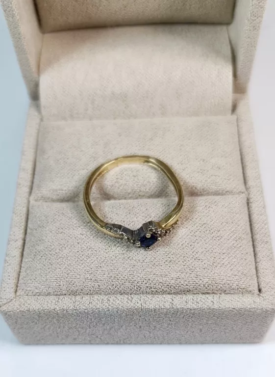 ZŁOTY PIERŚCIONEK 585 1.42 G R.9