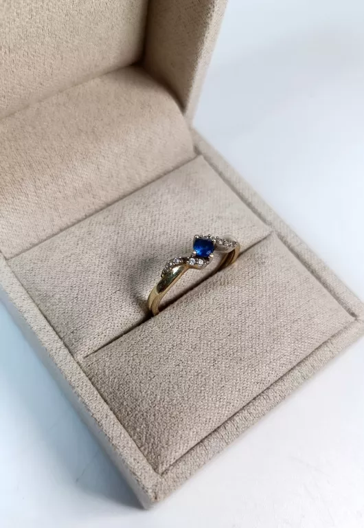 ZŁOTY PIERŚCIONEK 585 1.42 G R.9