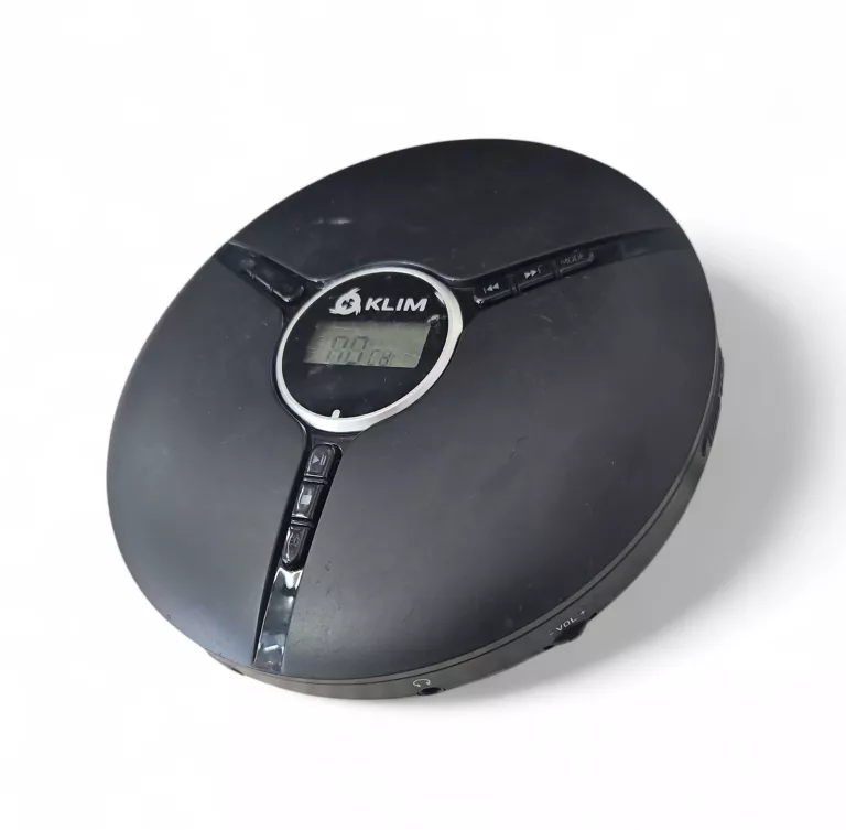DISCMAN PRZENOŚNY ODTWARZACZ CD Z WBUDOWANĄ BATERIĄ SŁUCHAWKI KLIM