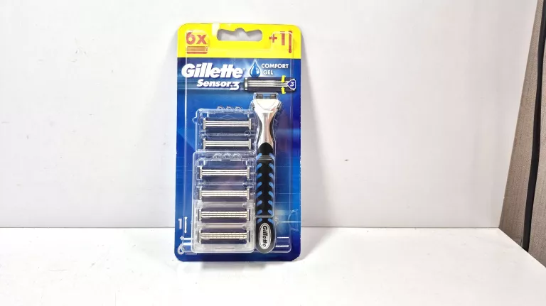MASZYNKA GILLETTE SENSOR 3 + WKŁADY 6SZT #ZAPAKOWANE