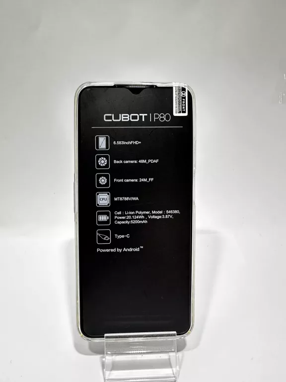 TELEFON CUBOT P80 8/256GB *IGŁA*