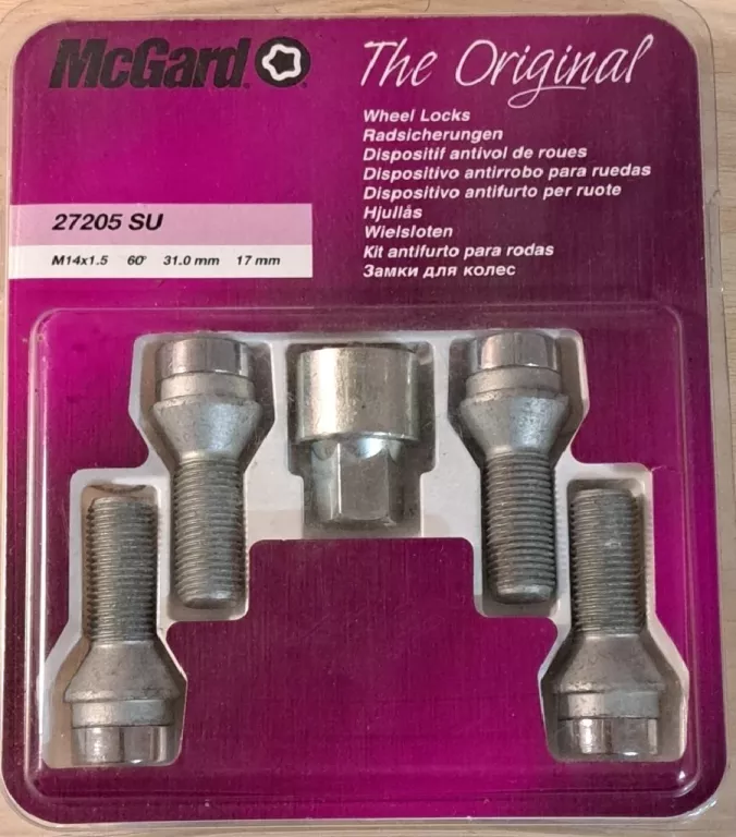 ŚRUBY ZABEZPIECZAJĄCE MCGARD 27205 SU
