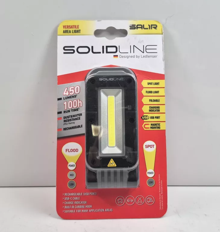 LAMPA LEDLENSER SOLIDLINE SAL1R GREY - 450 LUMENÓW