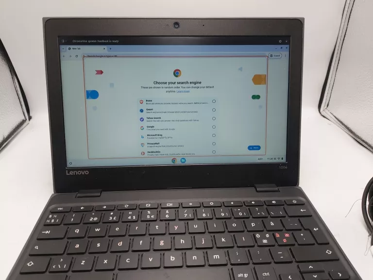 LAPTOP CHROMEBOOK LENOVO 100E 4/64GB + ZASILACZ