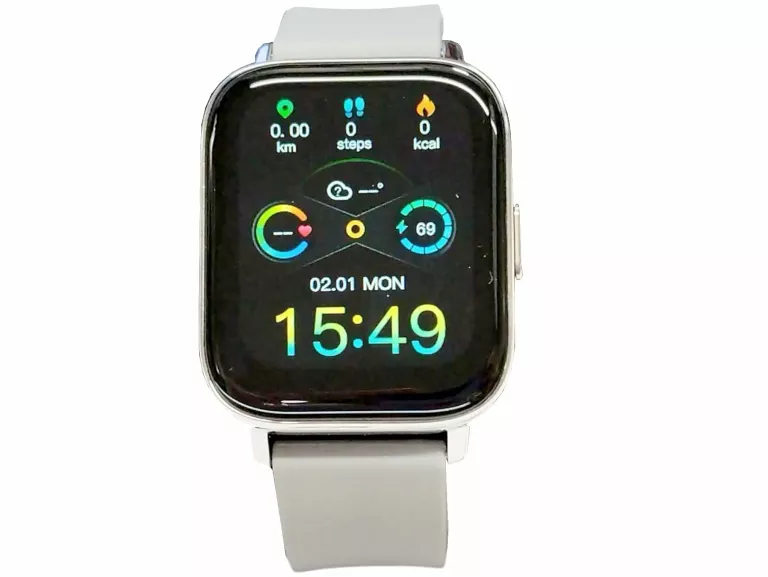 SMARTWATCH P32E OPASKA FITNESS CZARNY IP68 1.69"