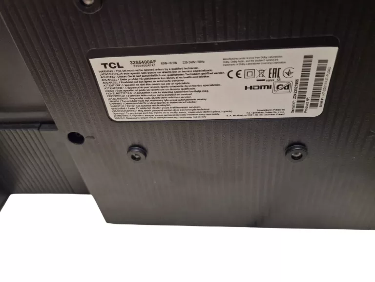 TELEWIZOR TCL 32S5400AF 32" LED ANDROID TV