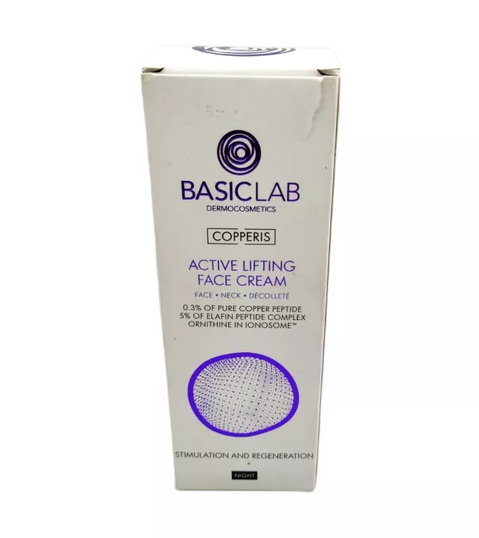 BASIC LAB AKTYWNIE LIFTINGUJĄCY KREM NA NOC DO TWARZY, SZYI I DEKOLTU 50ML
