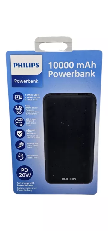 POWERBANK PHILIPS 10000 MAH