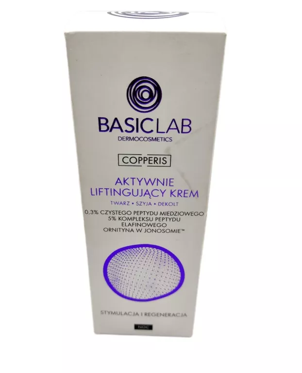 BASIC LAB AKTYWNIE LIFTINGUJĄCY KREM NA NOC DO TWARZY, SZYI I DEKOLTU 50ML