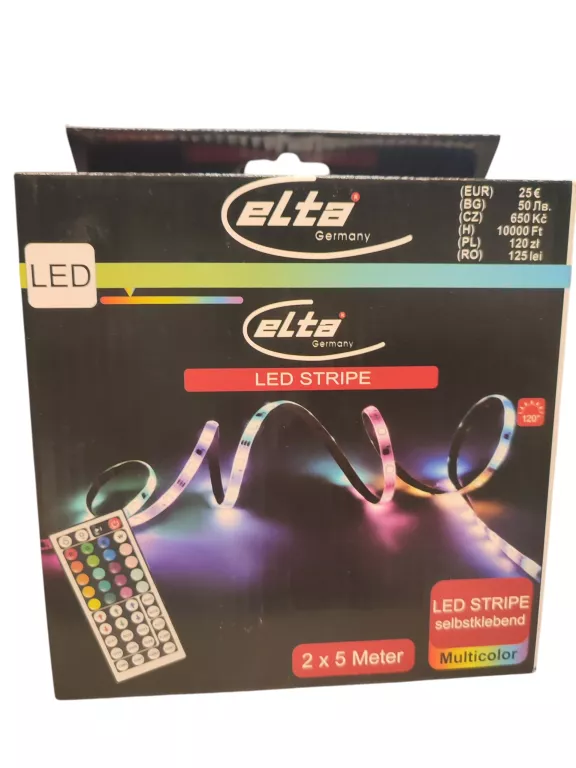TAŚMA LED 2 X 5 METRÓE ELTA