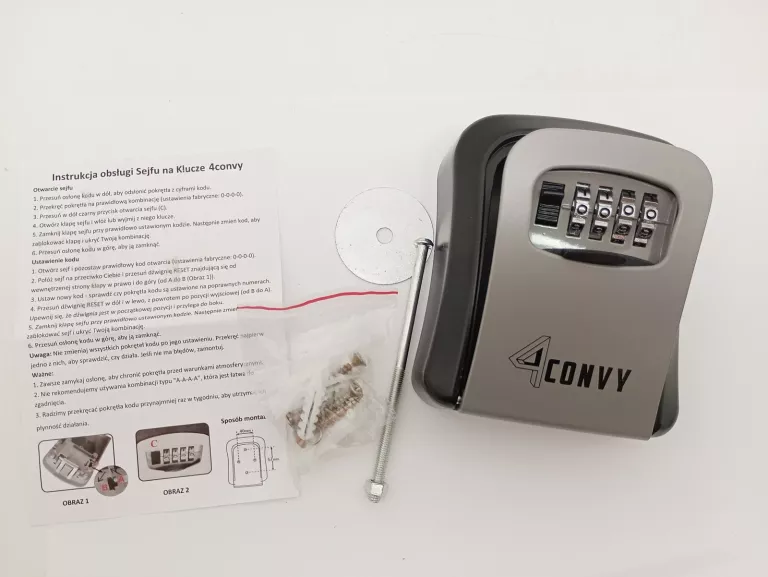 ZEWNĘTRZNA SKRYTKA NA KLUCZE 4CONVY