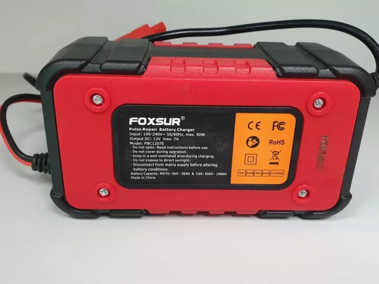 PROSTOWNIK SAMOCHODOWY FOXSUR 12V 7A