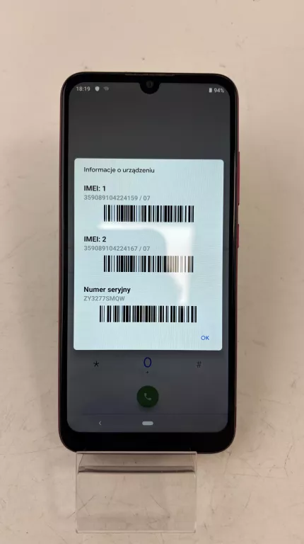 SMARTFON MOTOROLA MOTO E6 PLUS 4 GB / 64 GB 4G (LTE) CZERWONY