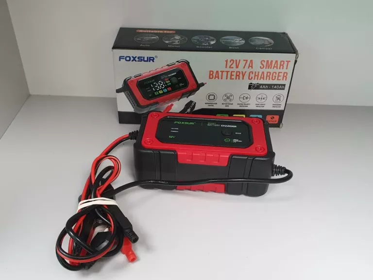 PROSTOWNIK SAMOCHODOWY FOXSUR 12V 7A