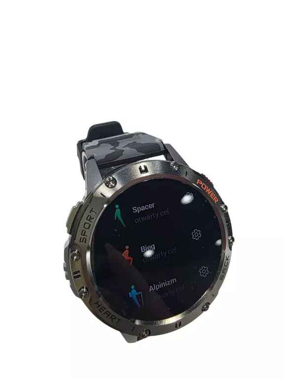 SMARTWATCH ZEGAREK POLSKIE MENU ROZMOWY SPORT K-65
