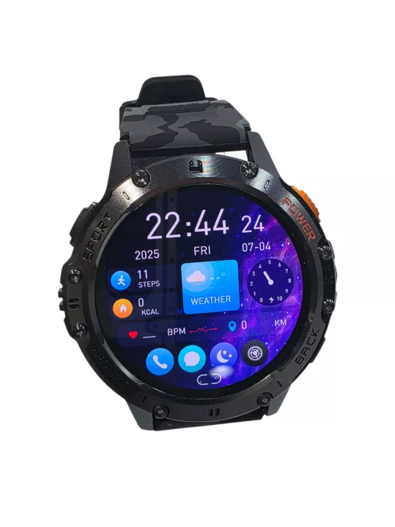 SMARTWATCH ZEGAREK POLSKIE MENU ROZMOWY SPORT K-65