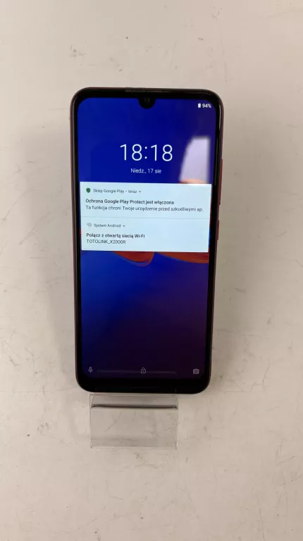SMARTFON MOTOROLA MOTO E6 PLUS 4 GB / 64 GB 4G (LTE) CZERWONY