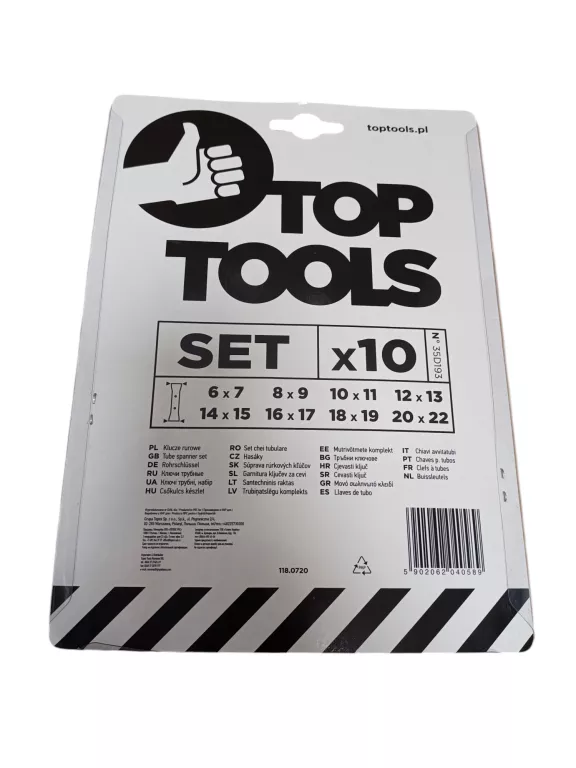 TOP TOOLS KLUCZE RUROWE