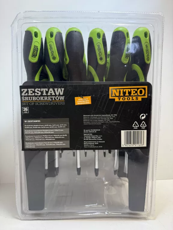 ZESTAW ŚRUBOKRĘTÓW NITEO TOOLS 26