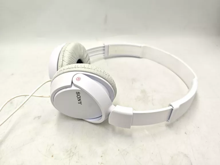 SŁUCHAWKI PRZEWODOWE NAUSZNE SONY BIAŁE SOLO