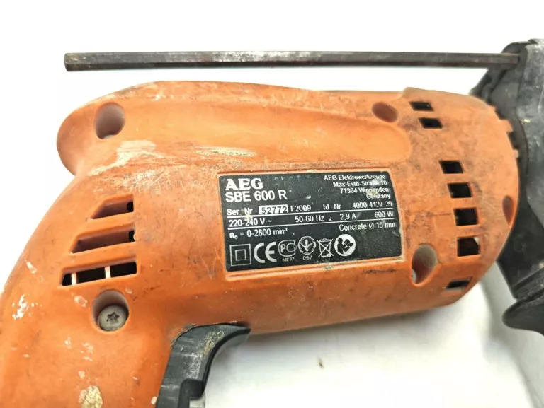 WIERTARKA Z UDAREM AEG AEG SBE 600 R SOLO