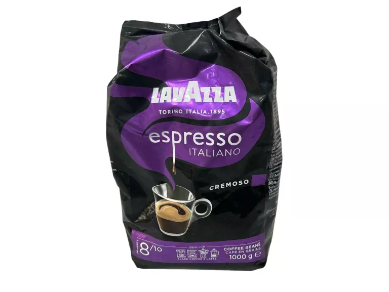 LAVAZZA ESPRESSO ITALIANO CREMOSO 8/10 1000G AKSAMITNY SMAK !! HIT CENOWY