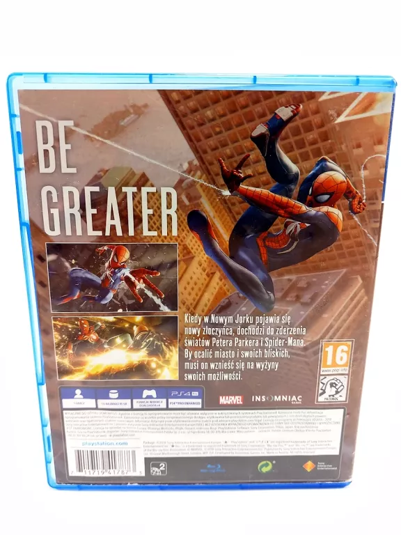 GRA NA PS4 SPIDER-MAN PL