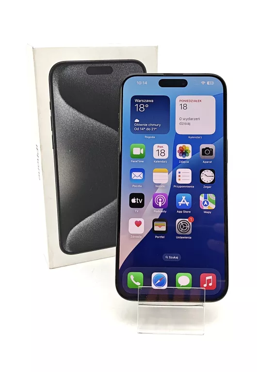 APPLE IPHONE 15 PRO 256GB BLOK ORANGE, NA CZĘŚCI