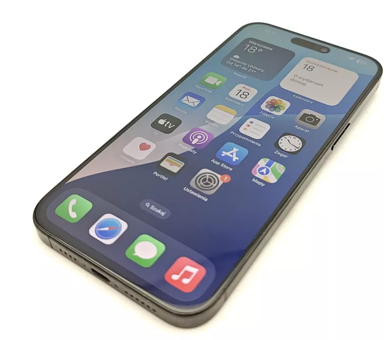 APPLE IPHONE 15 PRO 256GB BLOK ORANGE, NA CZĘŚCI