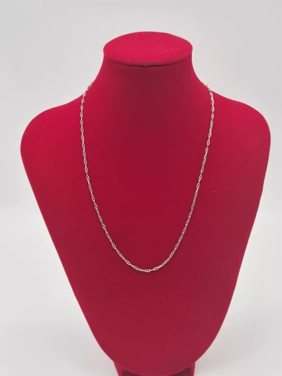 SREBRNY ŁAŃCUSZEK PRÓBA 925 WAGA 2,60G DŁUGOŚĆ 45CM