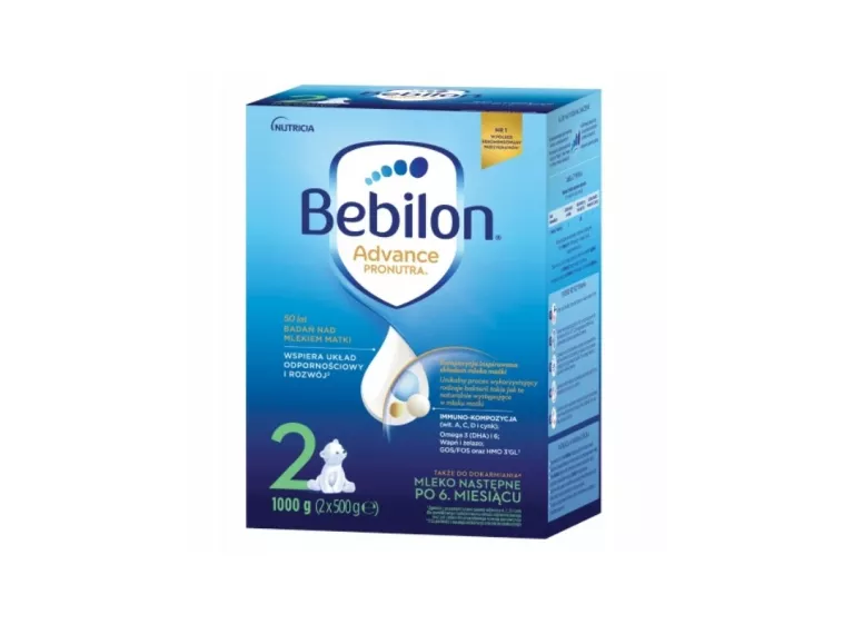 BEBILON 2 ADVANCE PRONUTRA MLEKO NASTĘPNE 1000 G