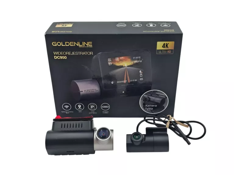 WIDEOREJESTRATOR GÖTZE & JENSEN GOLDENLINE DC950 GPS WIFI GW DO 04.2027!