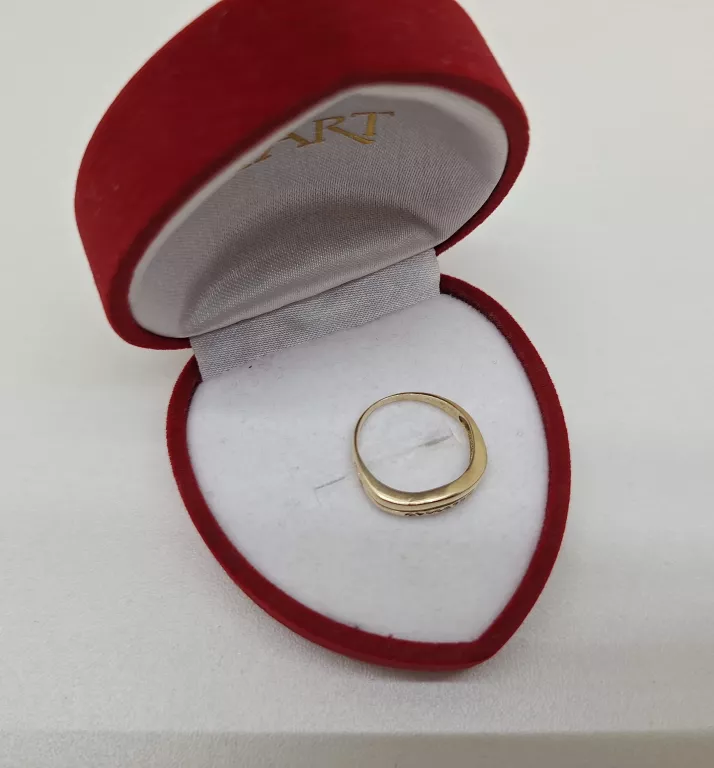 WYŚMIENITY ZŁOTY PIERŚCIONEK | 2,13 G PR. 585