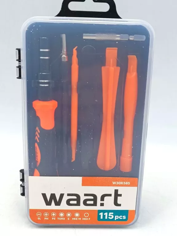 WAART WKRĘTAKI PRECYZYJNE KOMPLET ZESTAW WKRĘTAKÓW PRECYZYJNYCH 115SZT.