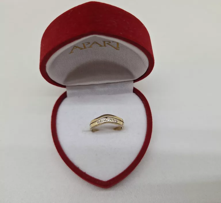 WYŚMIENITY ZŁOTY PIERŚCIONEK | 2,13 G PR. 585