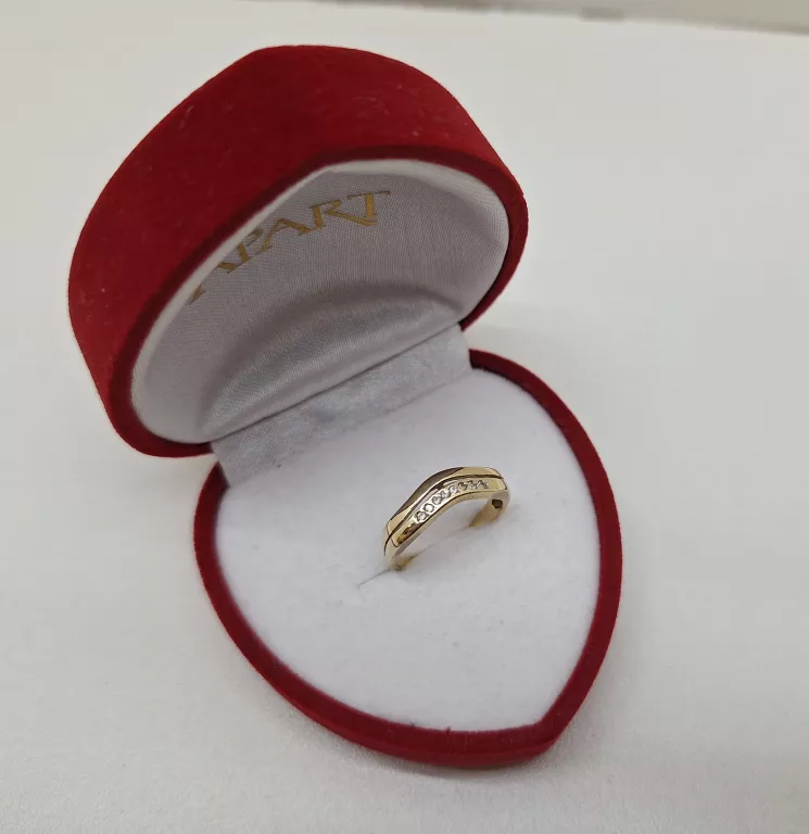 WYŚMIENITY ZŁOTY PIERŚCIONEK | 2,13 G PR. 585