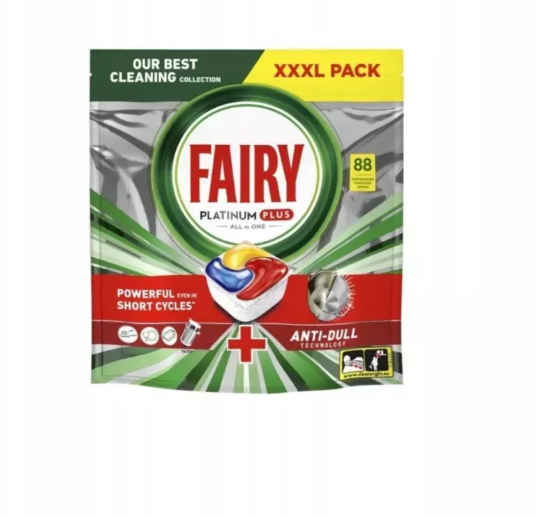 FAIRY TABLETKI DO ZMYWARKI PLATINUM PLUS 88 SZTUK LEMON CYTRUS