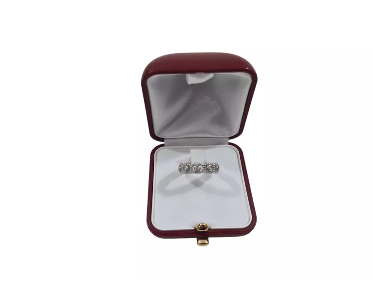 SREBRNY KORONKOWY PIERŚCIONEK 3,06G PR 925 R14