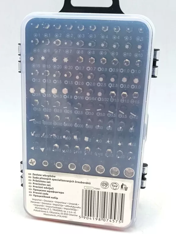 WAART WKRĘTAKI PRECYZYJNE KOMPLET ZESTAW WKRĘTAKÓW PRECYZYJNYCH 115SZT.