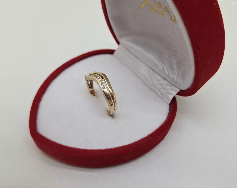 WYŚMIENITY ZŁOTY PIERŚCIONEK | 2,13 G PR. 585