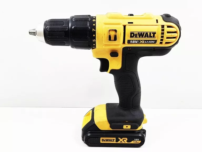 WKRĘTARKA DEWALT DCD776 + 2X AKU 1,3AH + ŁAD + 23 WIERTŁA + WALIZKA