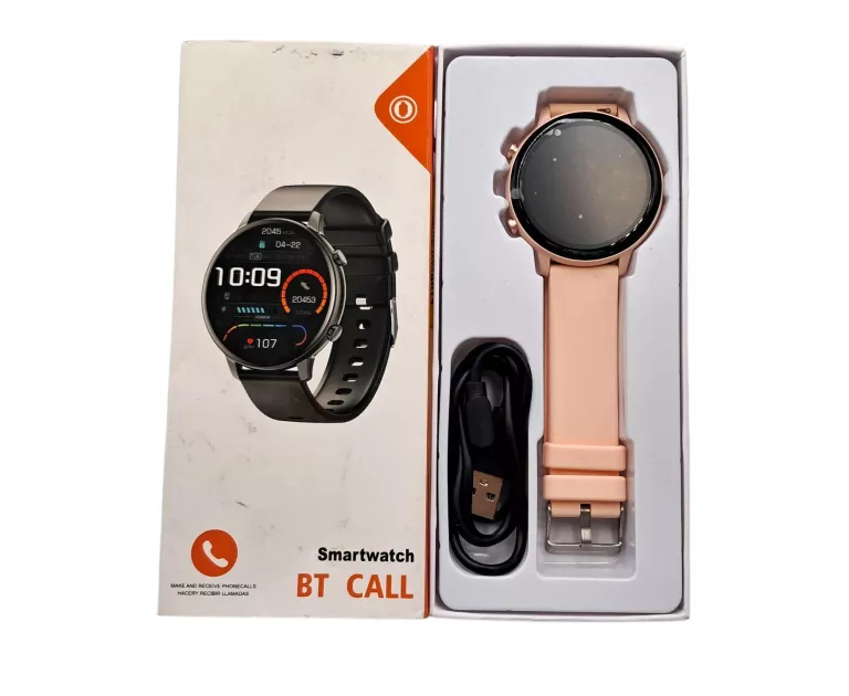 SMARTWATCH BT CALL RÓŻOWY PASEK