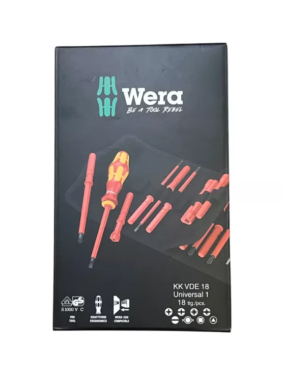 ZESTAW WKRĘTAKÓW WERA KRAFTFORM 05003474001 16 EL.